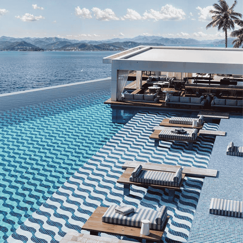 ICON LIMITLESS - jedinstvene kombinacije modularnih pločica za bazene.